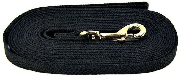 Four Paws Cotton Web Dog Training Lead - BlackFF56120