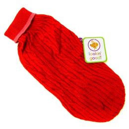 Fashion Pet Cable Knit Dog Sweater - RedST80020