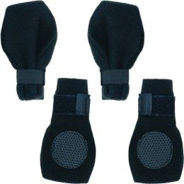 Fahion Pet Arctic Fleece Dog Boots - BlackST12012