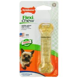 Nylabone Flexi Chew Dog Bone - Chicken FlavorU77815