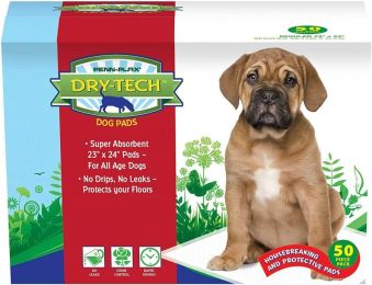 Penn Plax Dry Tech Dog and Puppy Training Pads 23 x 24 50 count