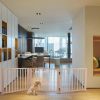 17.5inch 3 piece great-looking pet fence - Wood color
