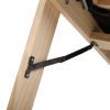 2 In 1 Foldable Dog Stairs/Ramp, 3-Tier Pet Steps for Cats and Small Dogs, Carpeted Pet Ladders for Car, Couch and High Bed, Up to 80 LBS, Black
