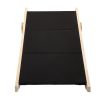 2 In 1 Foldable Dog Stairs/Ramp, 3-Tier Pet Steps for Cats and Small Dogs, Carpeted Pet Ladders for Car, Couch and High Bed, Up to 80 LBS, Black