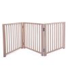 17.5inch 3 piece great-looking pet fence - Wood color