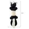 Bone Dry Skunk Squeaky Bone Pet Toy