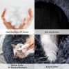 (Do Not Sell on Amazon) Pet Beds for Cats, Anti Anxiety Fluffy Dog Bed Cuddler with Anti-Slip & Water-Resistant Bottom, Washable Calming Dog Bed RT